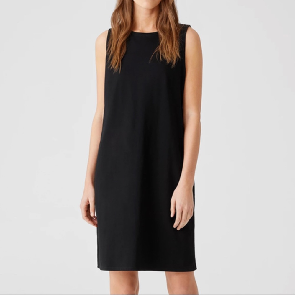 Eileen Fisher Organic Cotton Jersey Tank Dress